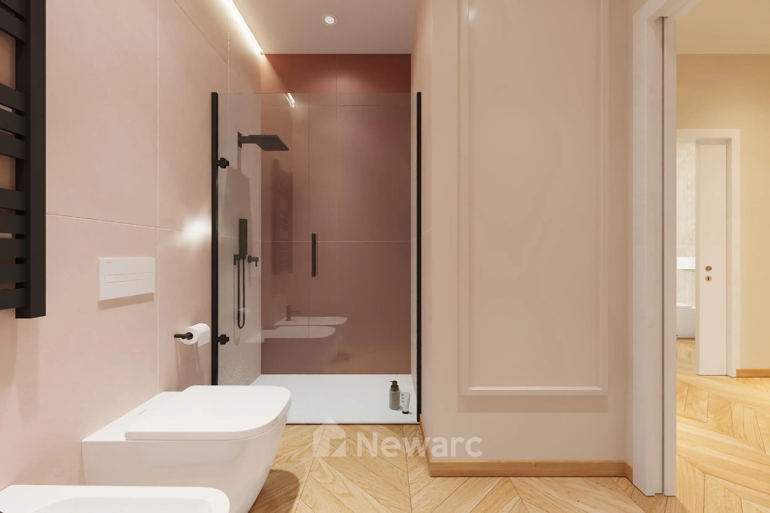 Render del progetto Via Alberto Nota 7 9