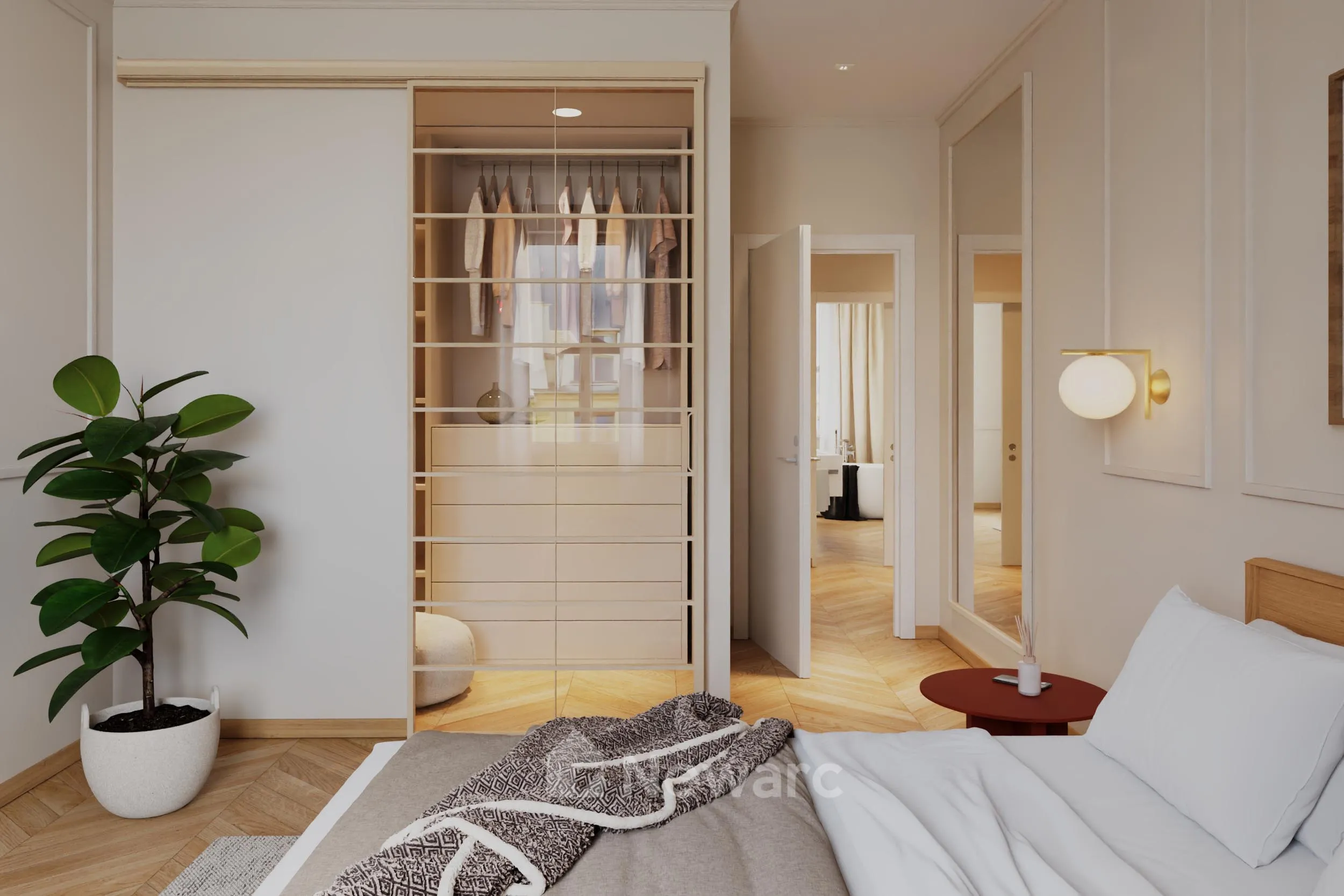 Render del progetto Via Alberto Nota 7 6