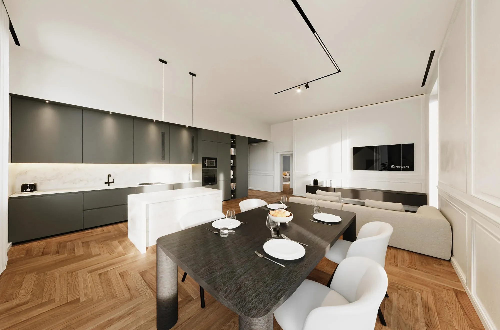 Zona Living - progetto Newarc