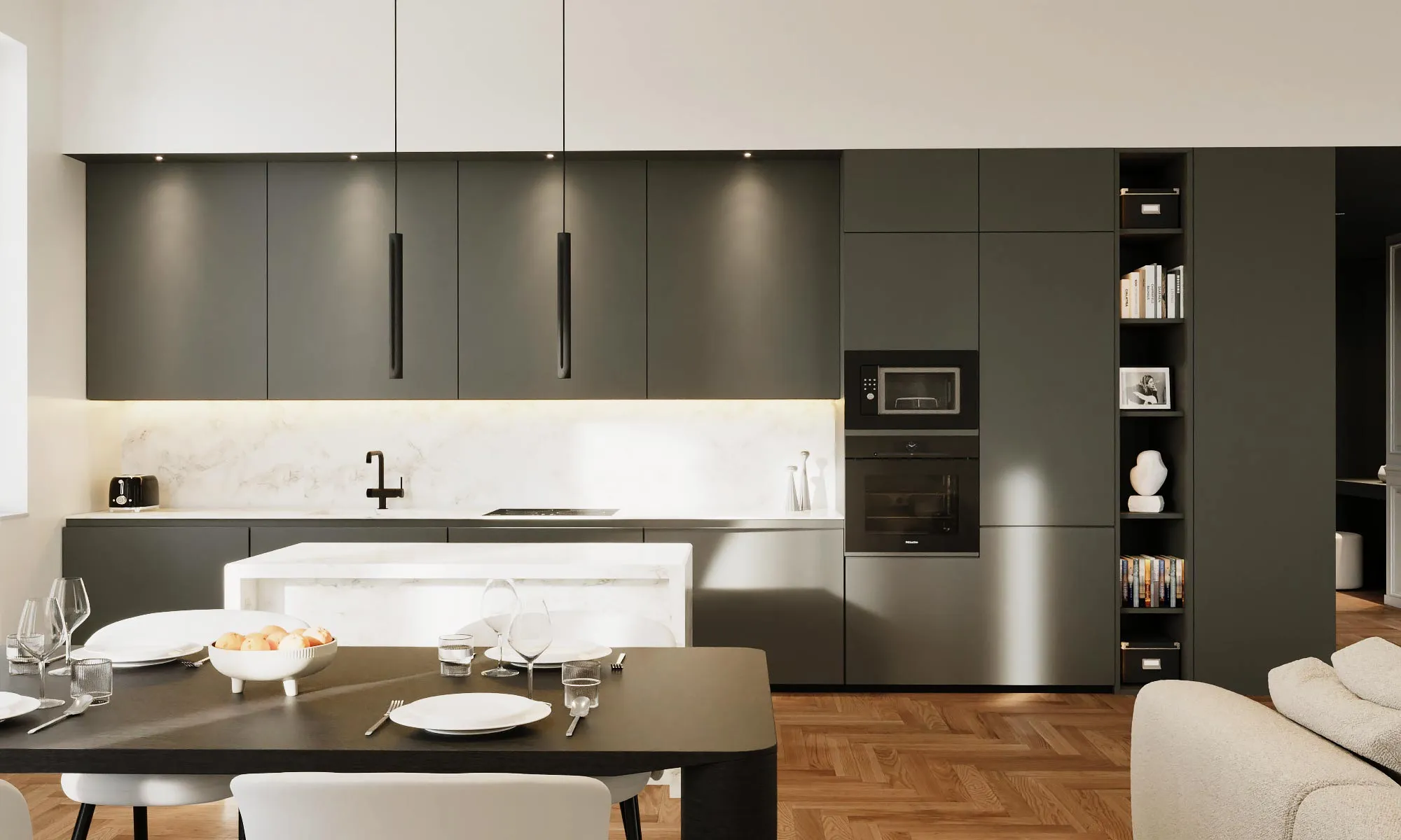 Cucina a vista